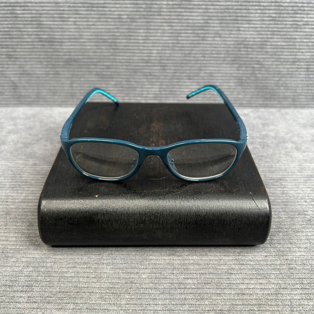 Adidas a007 6059 Teal Turquoise Rectangular Y2k Eyeglasses Frames Austria